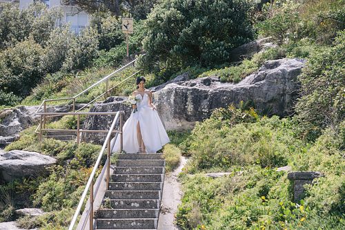 Bridal Portraits at Queenscliff, Manly
