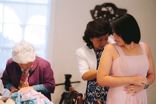 Bride Getting Ready
