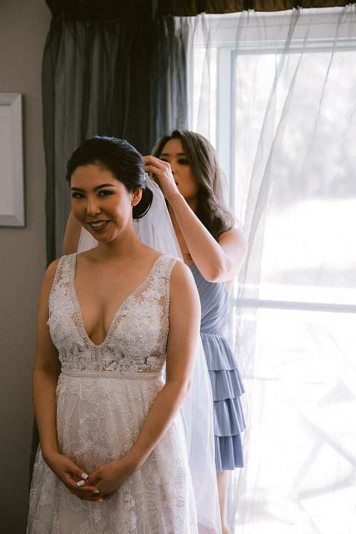 Bride Getting Ready