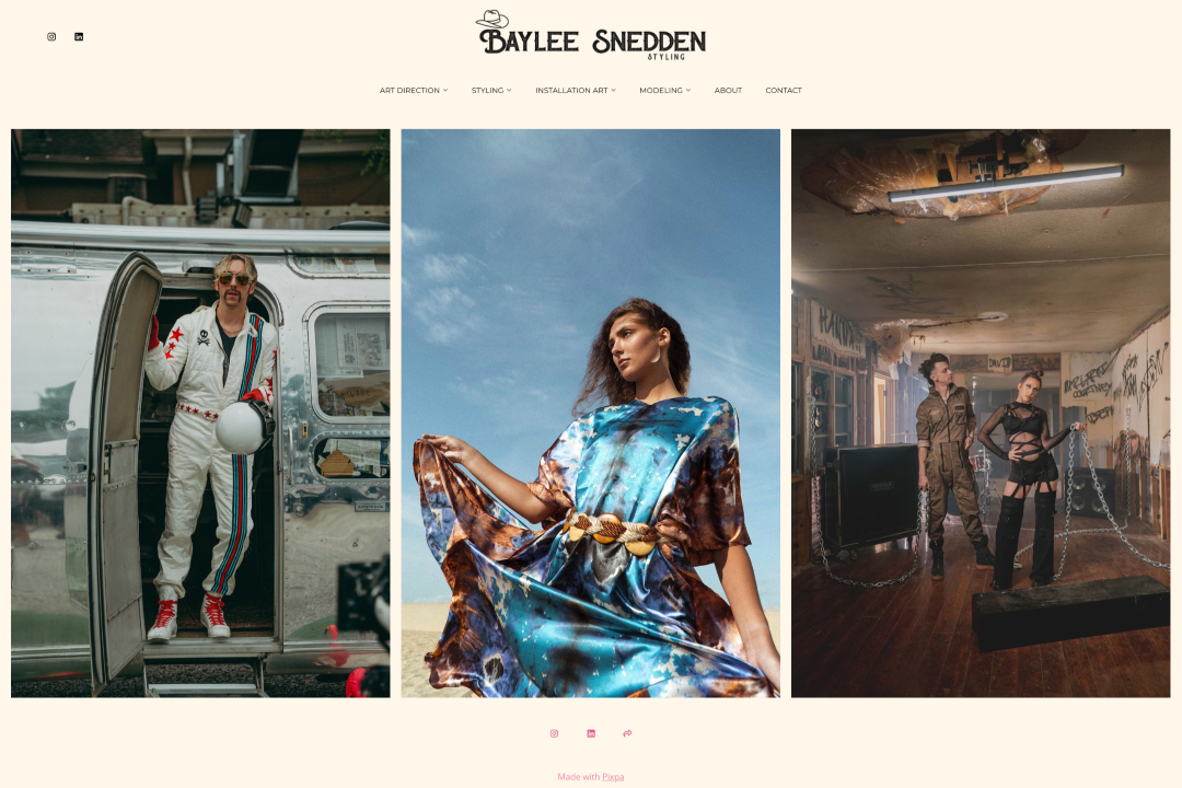 Portfólio de maquiador de Baylee Snedden