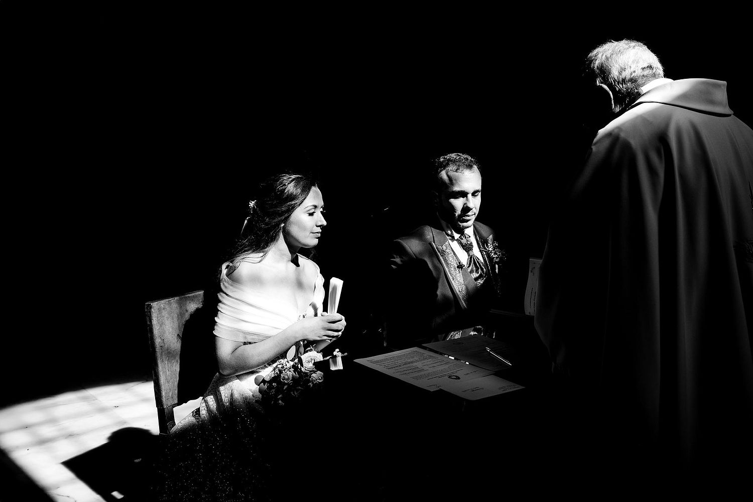 Assinatura certid&atilde;o casamento Filomena e Jo&atilde;o