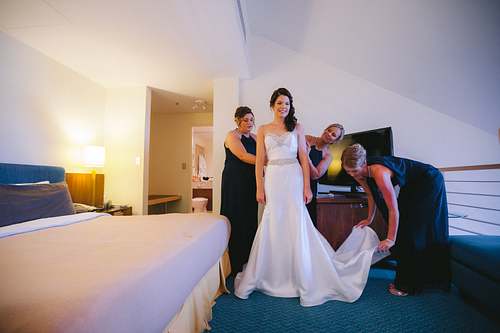 Bride Getting Ready