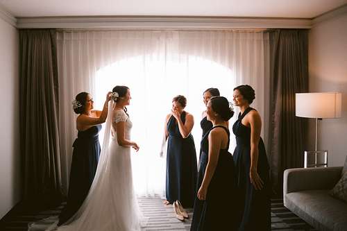 Bride Getting Ready