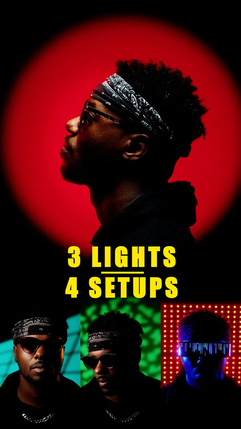 4 Setups - 3 Lights