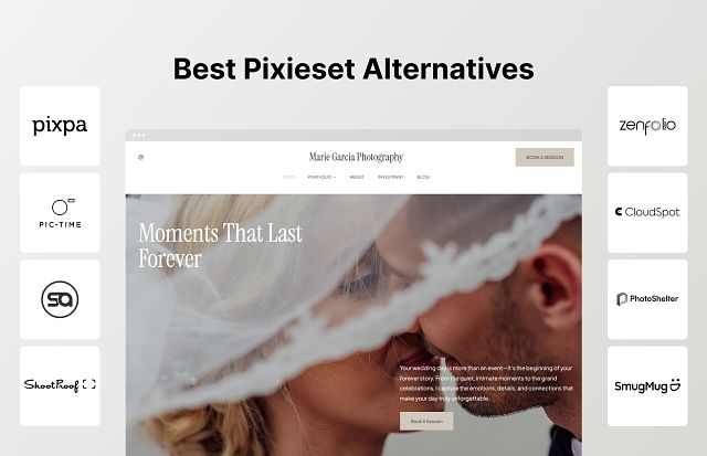 9 des meilleures alternatives à Pixieset pour les photographes (2026)