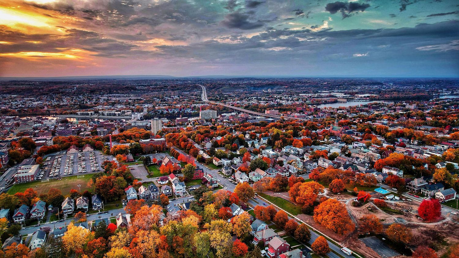 Troy, NY Aerial Photos