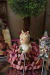 Funny Cat, little ceramic bell-doll.