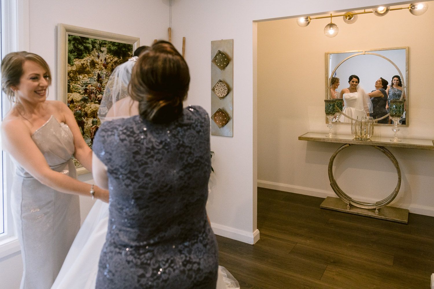 Bride Getting Ready