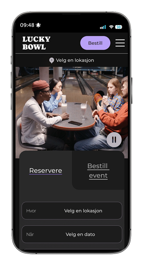 Improving the birthday booking process for a bowling alley