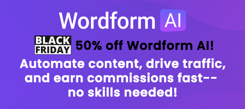 Oferta Wordform AI na Czarny Piątek