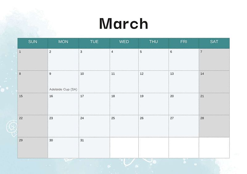 2026 Wall Calendar - Coastal Landscapes