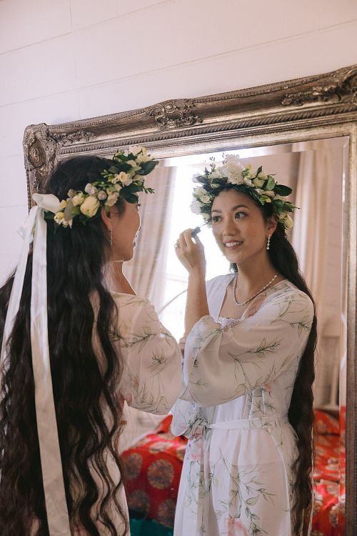 Bride Getting Ready