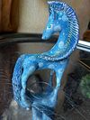 A Dappled Blue Horse, Original mini-sculpture