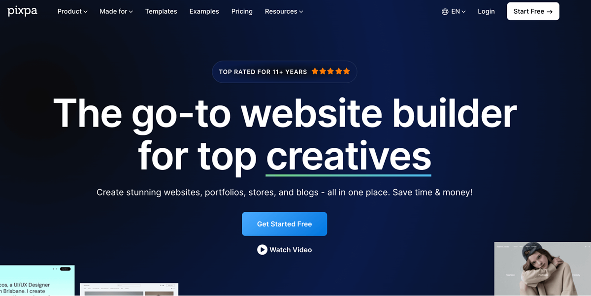 Pixpaдомашняя страница