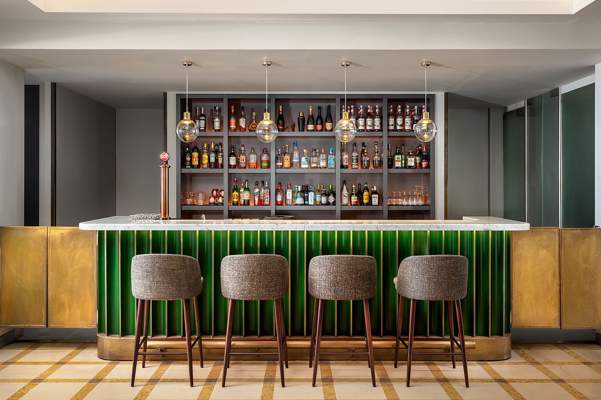 Bar do Hotel Ba&iacute;a Cascais &ndash; fotografia de interiores de hotelaria