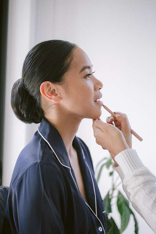 Bride Getting Ready