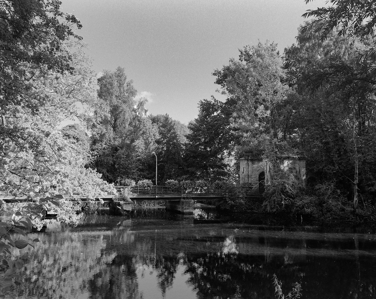 Bridge over moat at entrance to Fort II