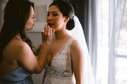 Bride Getting Ready