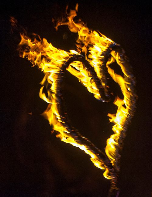 Viking Village. Winter Solstice.