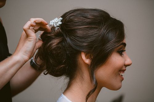 Bride Getting Ready
