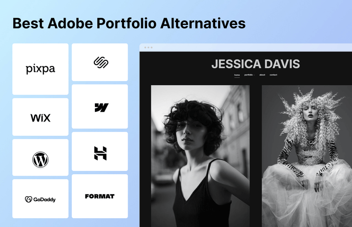 Meilleures alternatives à Adobe Portfolio