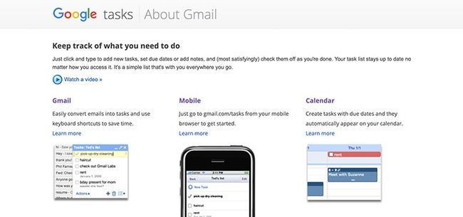 Google Tasks Projektmanagement-Produktivitäts-Apps