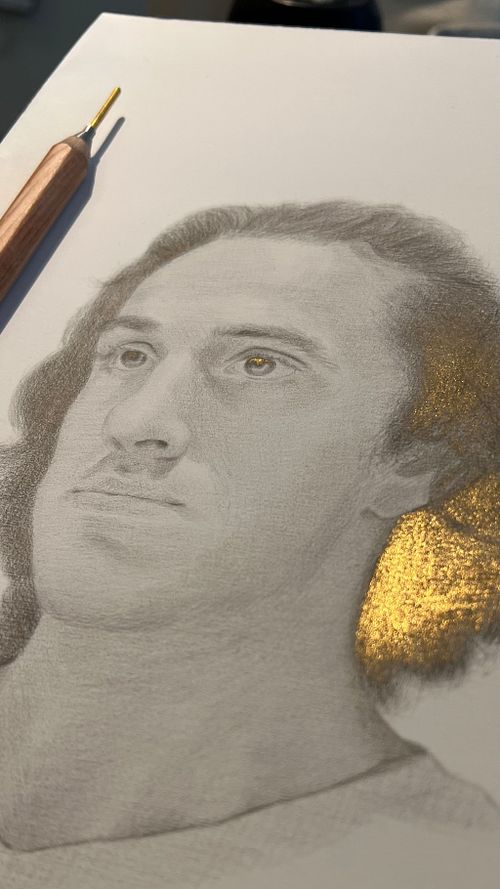 24K Gold Drawings