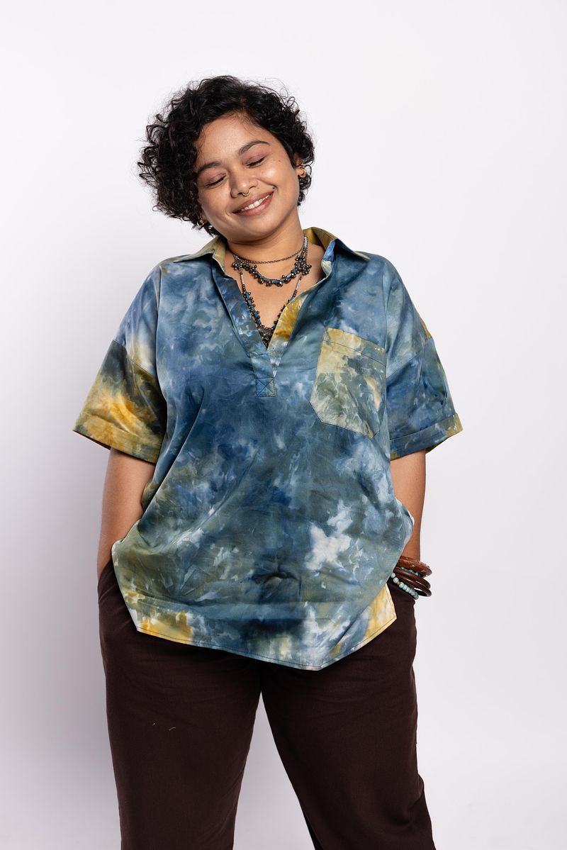 Popover Kurta Shirt - Golden Hour