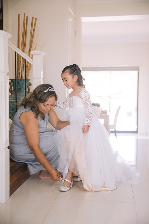 Bride Getting Ready