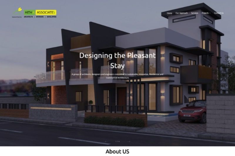 Hitha Associates Architecture-Website