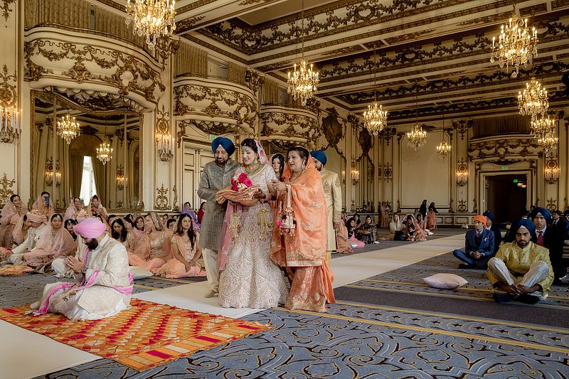 San Francisco Fusion Wedding Fairmont Hotel | Wedding Dharma Photography