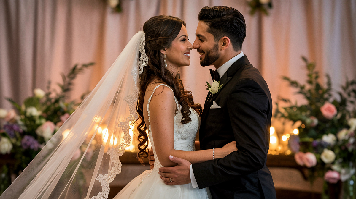 Engaged couple sharing a candid moment during golden hour in Oklahoma.