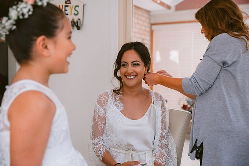 Bride Getting Ready