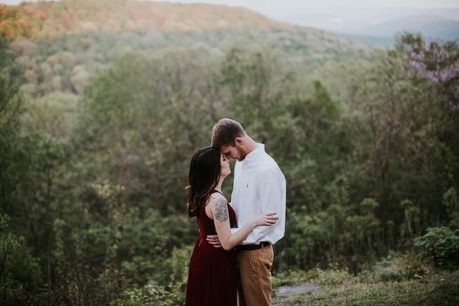 Foreheads Together Photography pose