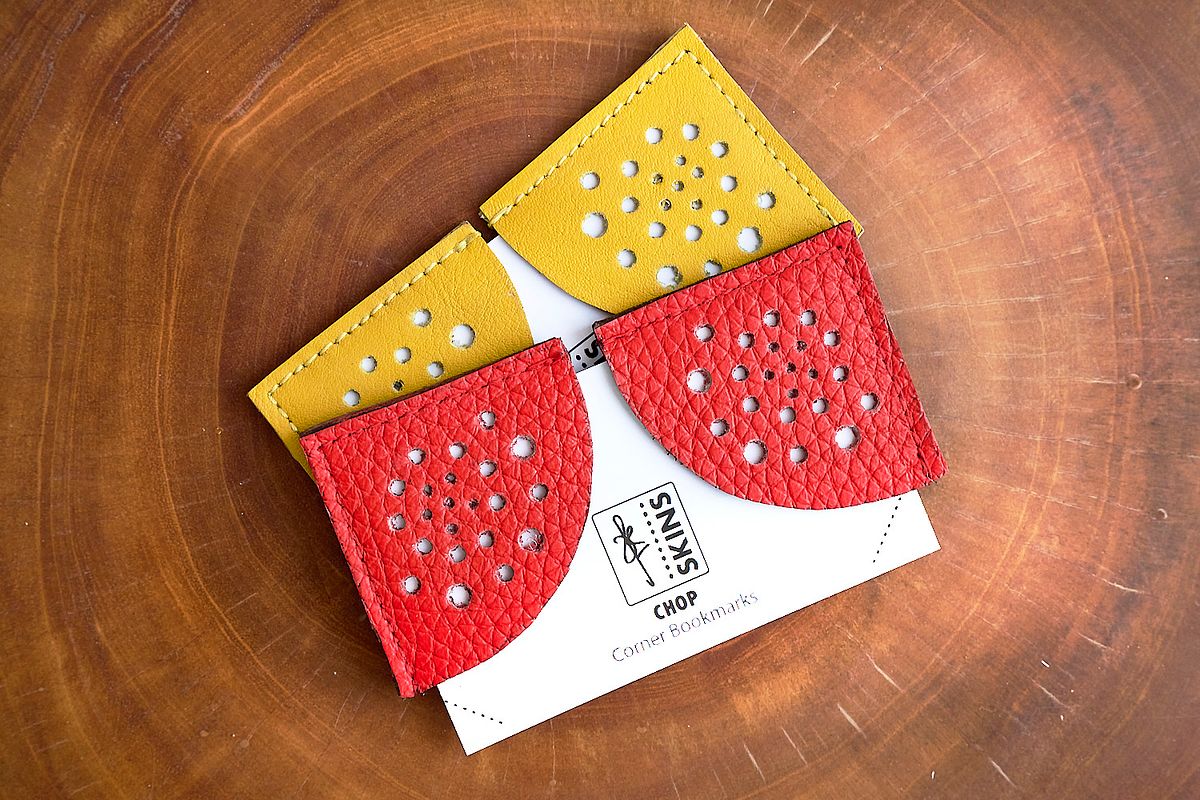 Chop Leather Bookmark by Skins Leather udit kulshrestha