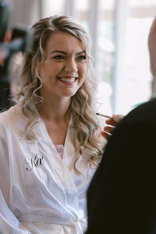 Bride Getting Ready