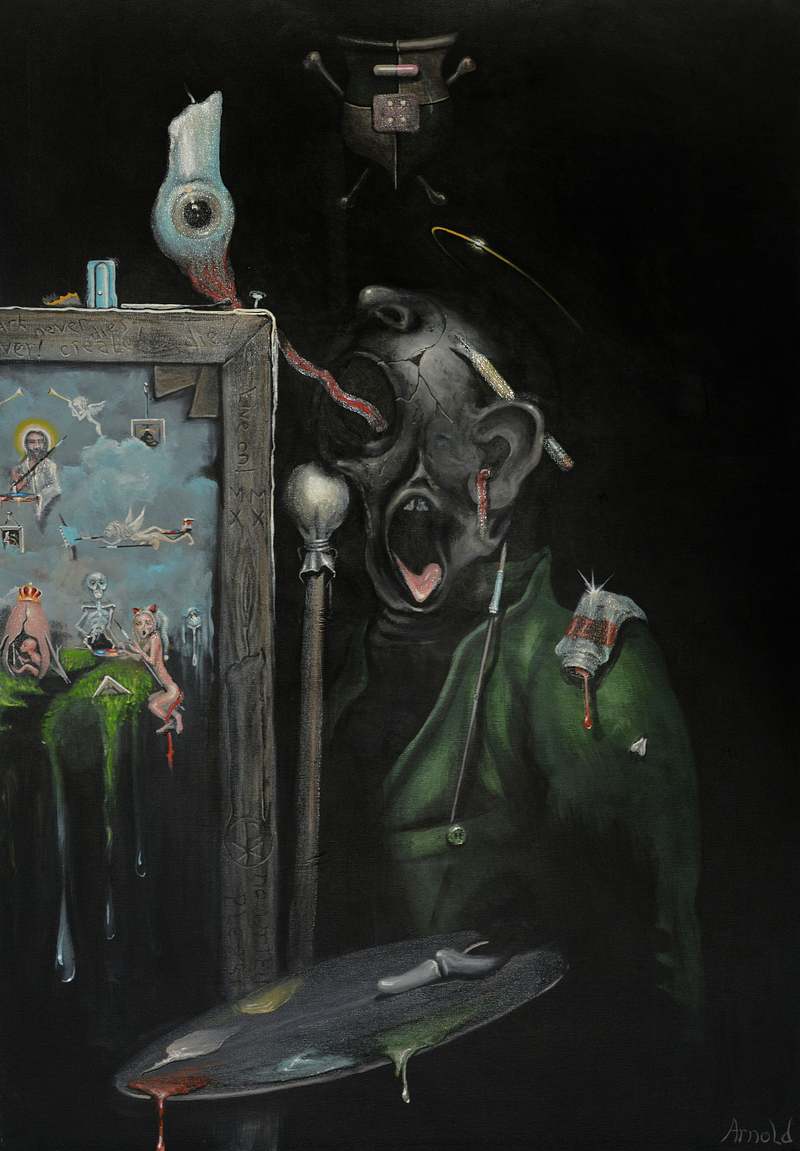 Arnold Janssen - The dead artist
