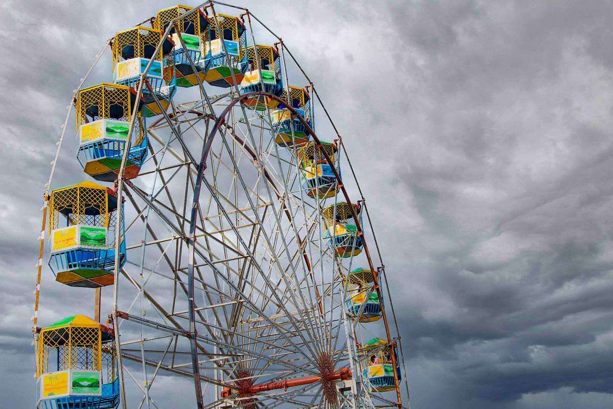 travel, tourist, ferris wheel ride, enjoyment, weather, peo