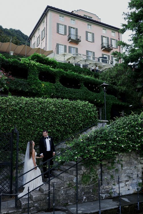 Elegant romantic wedding photography at Lake Como by Ori Chayun – אורי חיון