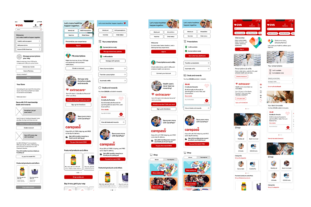 CVS App Redesign | Ian Richards Design