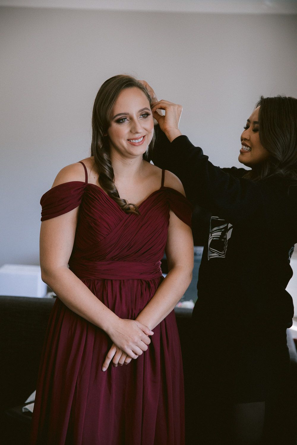 Bride Getting Ready