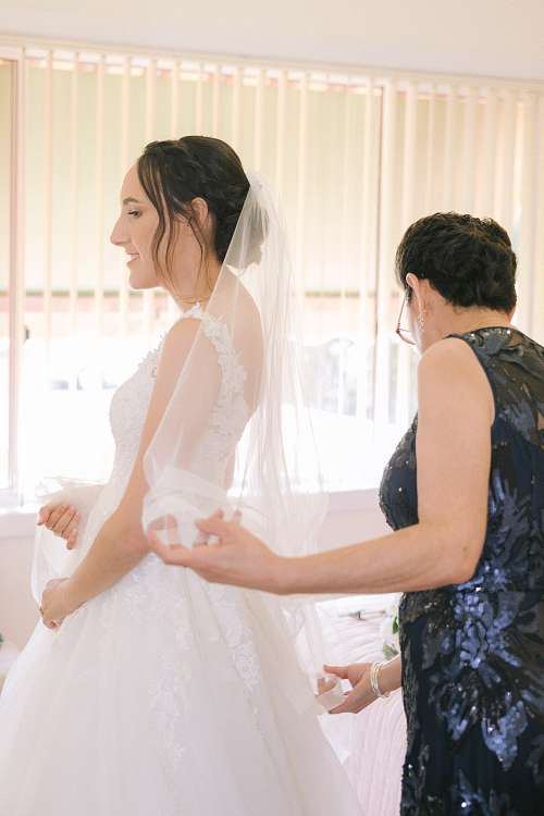 Bride Getting Ready