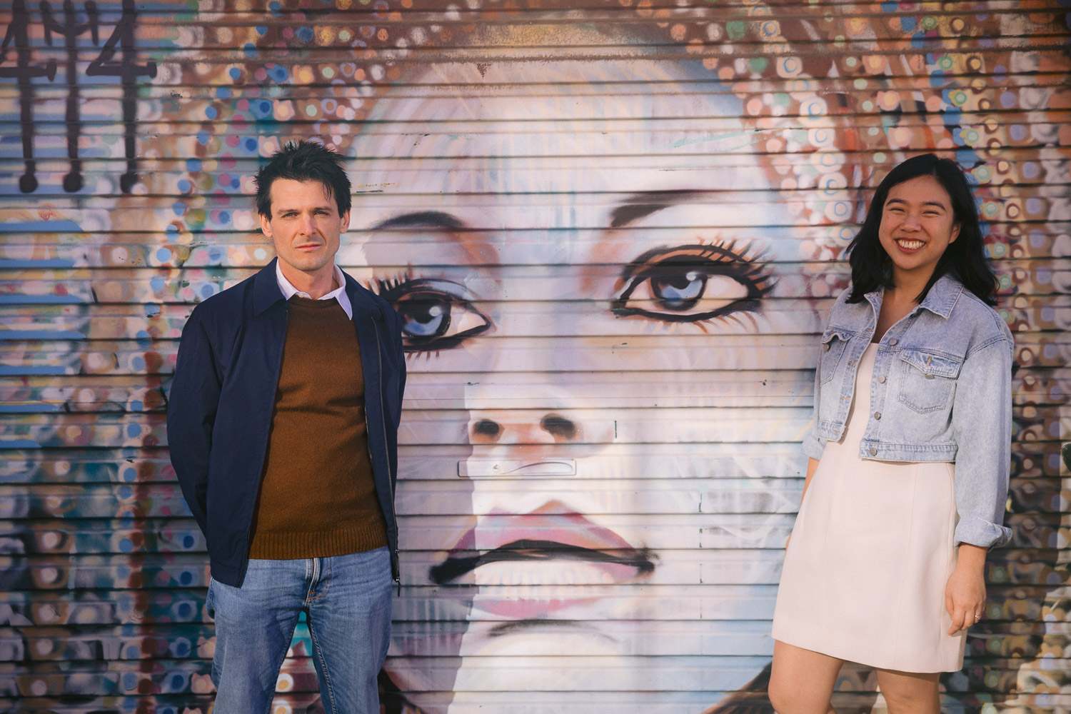 Ivy + David | Graffiti Art & Sydney Park Engagement Photoshoot