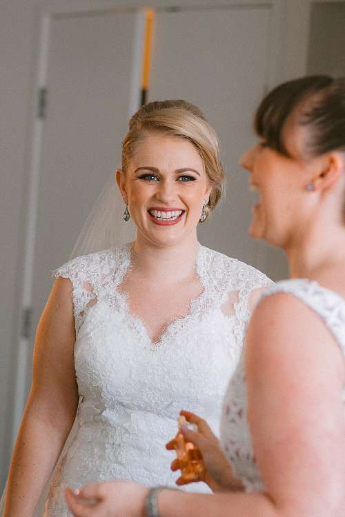 Bride Getting Ready