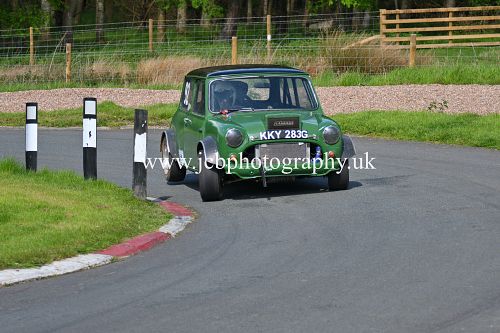 Morris Mini driven by Roy Bolderson