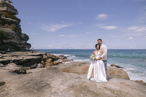 Bridal Portraits at Queenscliff, Manly