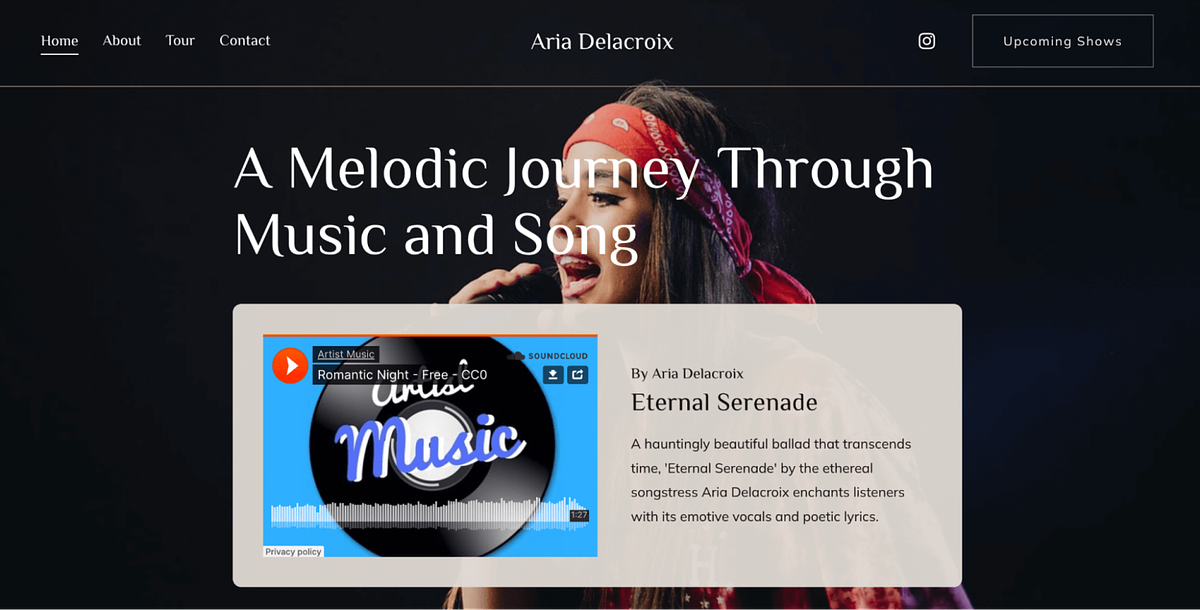 Image of Fiery template by Pixpa