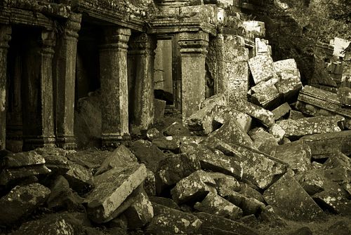 Ruins at Angkor. Siem Reap, Cambodia.