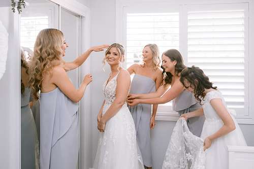 Bride Getting Ready