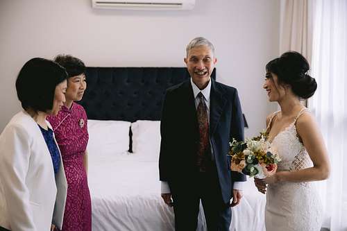 Groom Getting Ready